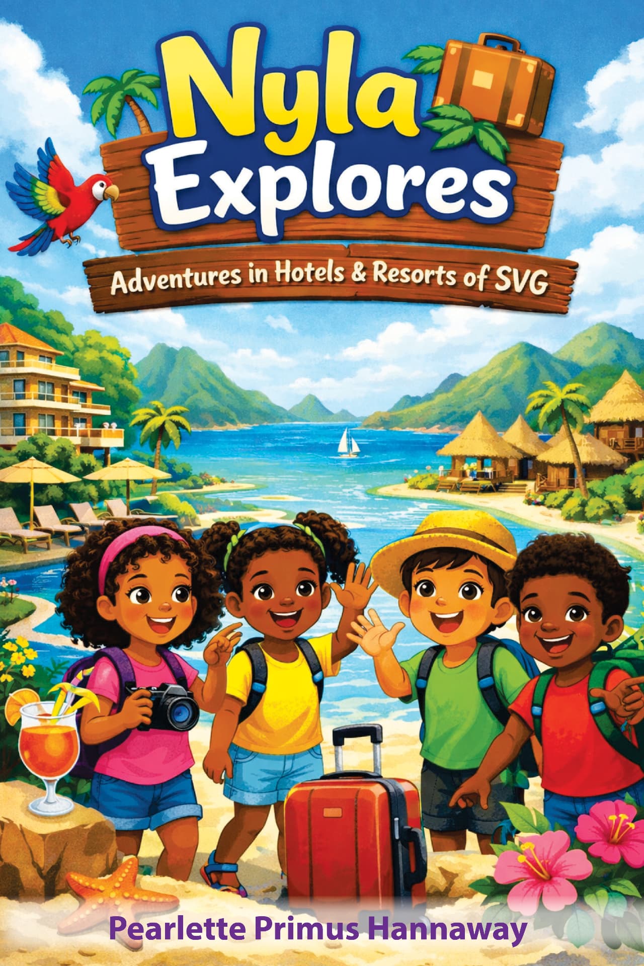 Nyla Explores Hotels & Resorts of SVG book cover